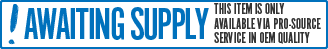 No Supply Available