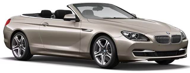 BMW 6 Series Convertible 2011-2015 F12