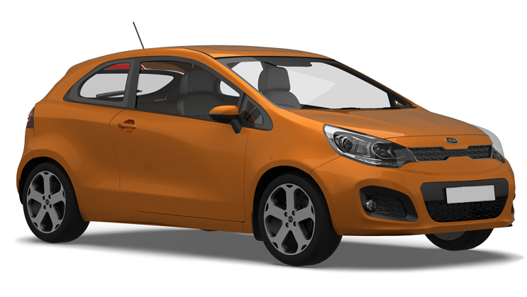 Kia Rio 3-Door Hatchback 2011-2015 (UB)