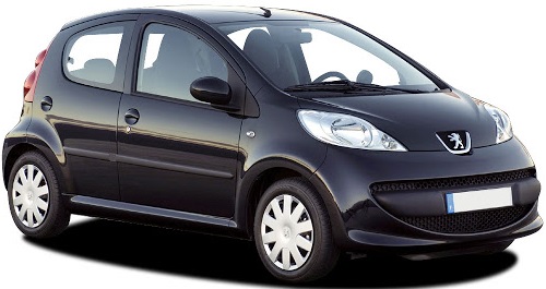 Peugeot 107 5-Door Hatchback 2005-2009 (P)