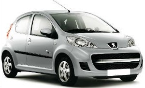 Peugeot 107 5-Door Hatchback 2009-2012 (P Facelift)
