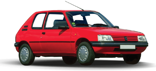 Peugeot 205 Hatchback 1988-1997 (741A Facelift)