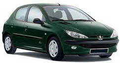Peugeot 206 Wing Mirror Glass