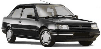 Peugeot 309 1985-1993 (10A Chassis Type)