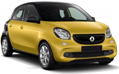 Smart Forfour Wing Mirror Covers
