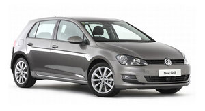 Volkswagen Golf Stick on Glass
