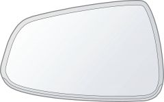 Tesla Model S 2014-2016 (OEM) Heated Clear Tinted Convex (Electro-Chromatic) Wing Mirror Glass Passenger Side
