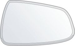 Tesla Model S 2014-2016 (OEM) Heated Clear Tinted Convex (Electro-Chromatic) Wing Mirror Glass Driver Side