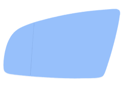 Audi A8 2002-2007 Heated Blue Tinted Aspherical Wing Mirror Glass Passenger Side