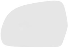 Audi A4 2007-2009 Heated Clear Tinted Convex Wing Mirror Glass Passenger Side