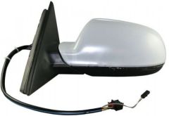 Audi S4 2009-2016 Electric Heated with Lane Change Assist Primed (Suitable for Painting) Wing Mirror Unit Passenger Side