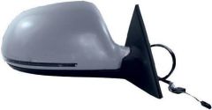 Audi S5 2007-2009 Electric Heated With Lane Change Assist Primed (Suitable for Painting) Wing Mirror Unit Driver Side