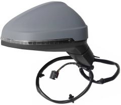 Audi RS4 2020-2024 Electric Heated Primed (Suitable for Painting) Wing Mirror Unit Driver Side