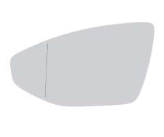 Audi RS7 2019-2021 Heated Aspherical Wing Mirror Glass Passenger Side