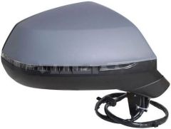 Audi SQ5 2021-2024 Electric Heated Power Folding With Lane Change Assist Primed (Suitable for Painting) Wing Mirror Unit Driver Side