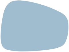 Alfa Romeo 159 2005-2009 Heated Blue Tinted Convex Wing Mirror Glass Driver Side