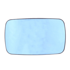 BMW 5 Series 2001-2003 Non-Heated Blue Tinted Flat (Manual Folding Compatible) Wing Mirror Glass Driver Side
