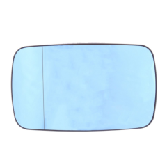 BMW 5 Series 2001-2003 Non-Heated Blue Tinted Aspherical (Manual Folding Compatible) Wing Mirror Glass Passenger Side