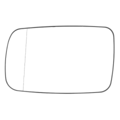 BMW 7 Series 2001-2005 Heated Clear Tinted Aspherical Wing Mirror Glass Passenger Side