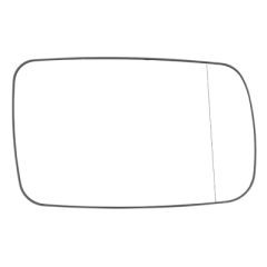 BMW 7 Series 2001-2005 Heated Clear Tinted Aspherical Wing Mirror Glass Driver Side