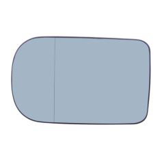 BMW 5 Series 2001-2003 Non-Heated Blue Tinted Aspherical (Power Folding Compatible) Wing Mirror Glass Passenger Side