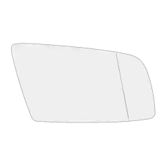 BMW 5 Series 2003-2008 Heated Clear Tinted Aspherical Wing Mirror Glass Driver Side