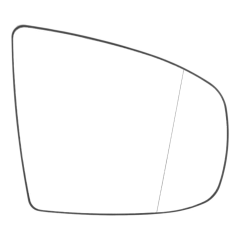 BMW X5 2010-2013 Heated Clear Tinted Aspherical Wing Mirror Glass Driver Side
