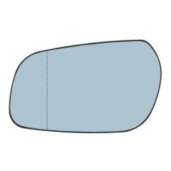 Citroen Xsara 1998-2002 Heated Blue Tinted Aspherical Wing Mirror Glass Passenger Side