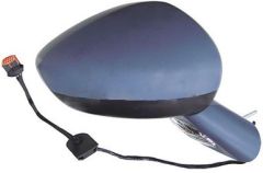 Citroen C5 2008-2012 Electric Heated Blue Tinted Glass Primed (Suitable for Painting) Wing Mirror Unit Driver Side