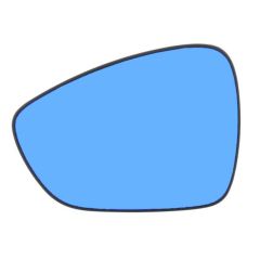 Citroen DS3 2013-2015 Heated Blue Tinted Convex Wing Mirror Glass Passenger Side