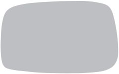 Peugeot 807 2008-2012 Heated Clear Tinted Convex Wing Mirror Glass Passenger Side