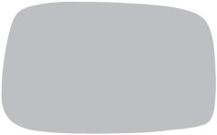 Peugeot 807 2008-2012 Heated Clear Tinted Convex Wing Mirror Glass Driver Side