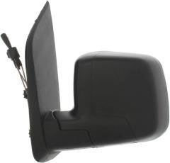 Fiat Fiorino 2008-2016 Manual (Cable Toggle) Black Wing Mirror Unit Passenger Side