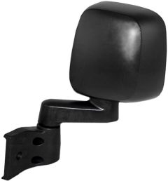 Jeep Wrangler 2003-2006 Manual Black Wing Mirror Unit Passenger Side