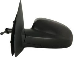 Chevrolet Aveo 2002-2008 Manual (Cable Toggle) Black Wing Mirror Unit Passenger Side