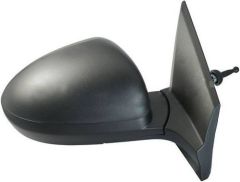 Chevrolet Aveo 2012-2016 Manual (Cable Toggle) Black Wing Mirror Unit Driver Side