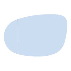 Fiat Idea 2009-2012 Heated Blue Tinted Aspherical Wing Mirror Glass Passenger Side