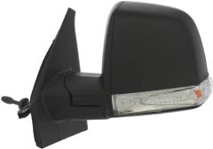 Vauxhall Combo 2011-2018 Manual (Cable Toggle) Single Glass Type Black Wing Mirror Unit Passenger Side