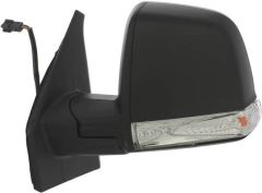 Vauxhall Combo 2011-2018 Electric Heated Single Glass Type Black Wing Mirror Unit Passenger Side