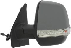 Vauxhall Combo 2011-2018 Manual (Cable Toggle) Twin Glass Type Primed (Suitable for Painting) Wing Mirror Unit Passenger Side