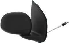 Fiat Panda 2012-2022 Manual (Cable Toggle) Black Wing Mirror Unit Driver Side