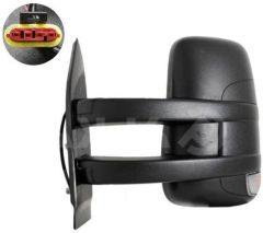 Iveco eDaily 2022-2026 Manual Long Arm Black Wing Mirror Unit Passenger Side