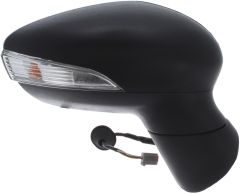 Ford Fiesta 2012-2017 Electric Heated Black Wing Mirror Unit Driver Side