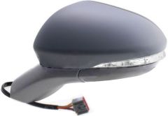 Ford Mondeo 2018-2022 Electric Heated Power Folding (Grey/Red Connector Type) Primed (Suitable for Painting) Wing Mirror Unit Passenger Side