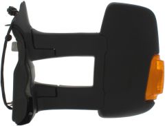 Ford Transit 2014-2019 Electric Heated Long Arm Amber Indicator Black Wing Mirror Unit Passenger Side