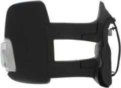 Ford Transit 2014-2019 Manual Long Arm Clear Indicator Black Wing Mirror Unit Driver Side
