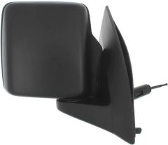 Vauxhall Combo 2003-2011 Manual (Cable Toggle) Black Wing Mirror Unit Driver Side