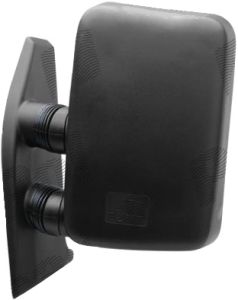 Peugeot J5 1990-1993 Manual Short Arm Black Wing Mirror Unit Passenger Side