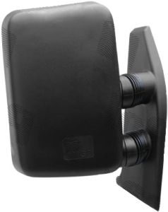 Fiat Ducato 1990-1994 Manual Short Arm Black Wing Mirror Unit Driver Side