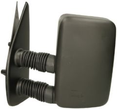 Peugeot Boxer 1994-1998 Manual Long Arm Black Wing Mirror Unit Passenger Side